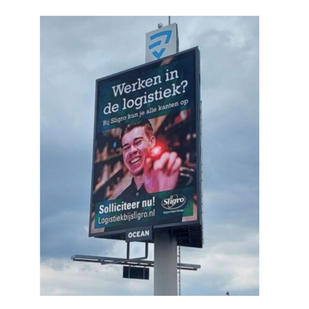 Snelwegmast Sligro